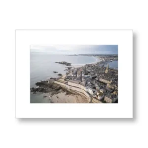 Vue du ciel – Saint-Malo