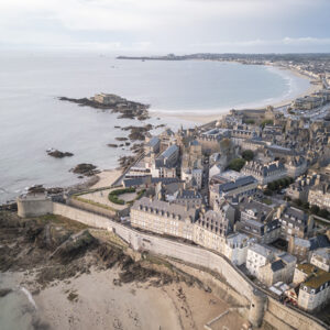 Vue du ciel – Saint-Malo