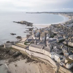 Vue du ciel – Saint-Malo